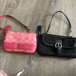 Coach wrist wallets!
